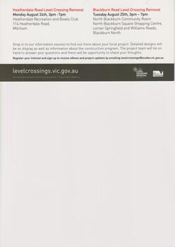 Level Crossing Removal