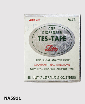 Tes-Tape (urine sugar analysis paper)