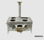 Child's stove - with fuel doors open