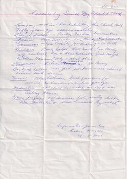 Federation Time Capsule (Blackburn)