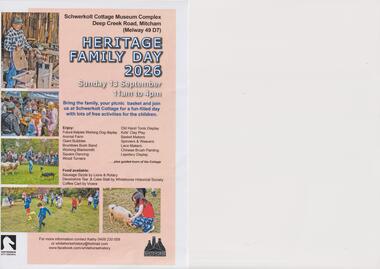 Flyer, Heritage Family Day 2026, 2026