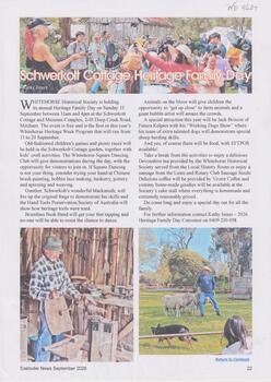 SchwerkoltnCottage Heritage Family Day