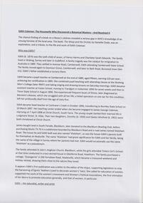 Document, Bannster, Giselda, The Coleman Family, 2023