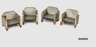 Toy low back chairs
