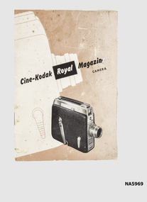 Cine - Kodak Royal Magazine Camera Instruction Booklet