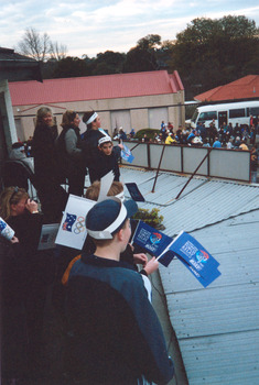 2000 Olympic Torch Relay photographed in Canterbury Road Sth Blackburn.