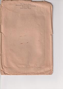 Migration Documents - 1964