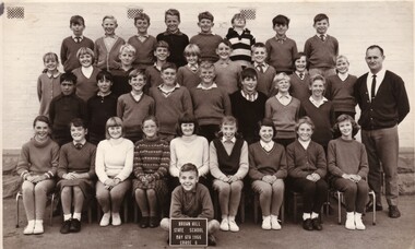 Photograph - Black and White, Brown Hill State School, Grade 6, 1966