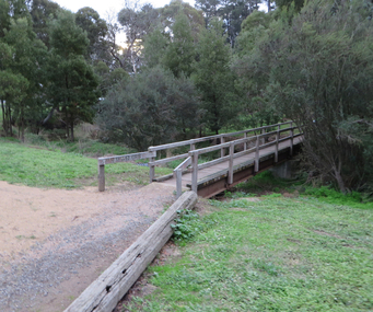Photograph - Colour, Clare Gervasoni, Bridge of the Yarrowee Creek at Brown Hill, 2016, 01/06/2016