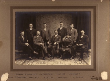 Photograph - Black and White, Thornton Studios, Brown Hill Progress Association