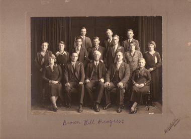 Photograph - Photograph - Black and White, Brown Hill Progress Association