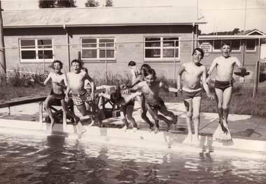 Photograph - Black and White, Brown Hill Pool, 1966, 12/1966