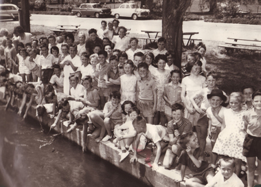 Photograph - Black and White, Eureka Swimming Pool