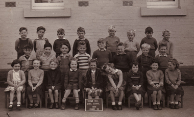 Photograph - Black and White, Grade 1 at Brown Hill State School, 1960, 1960