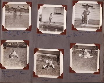 Photograph - Black and White, Warren and Colin Harris of Brown Hill, 1956, 1956