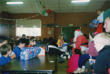 Photograph - Colour, Father Christmas at Brown Hill Hall, 1991, 15/12/1991