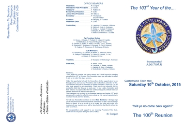 2015 Program, Peter Thompson, 2015