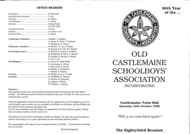 1998 Program, 1998