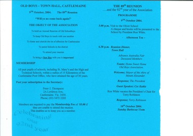 2004 Program, 2004