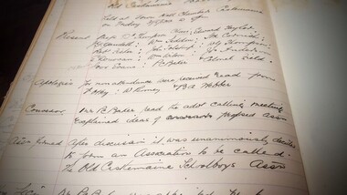 Minute Book, 1912-1919, Circa 1906