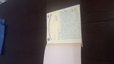 Letter Book, 1993-2000, Circa 1993