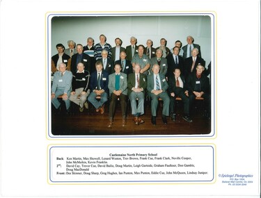 Photograph, Past Pupils Castlemaine North PS 2001, 13/10/2001