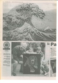 Newspaper Clipping, Passion Nailed, 12/12/2001