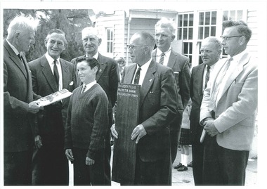 Photograph, Presentation of Award to Gregory Symes 1963, 1963