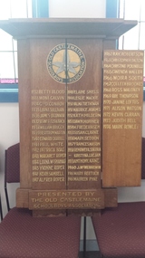 Honour Board, St Marys Primary School