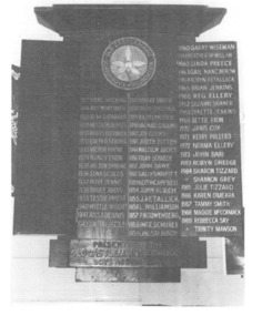 Honour Board, Chewton Primary School