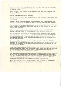 Minutes, Melbourne Committee 22 September 1977