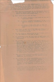 Documents, Rules for Sam Hobson Fund and Scholarships