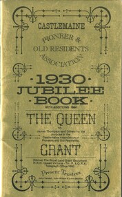 Book, 1930 Jubilee Book (1984)