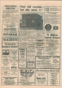 Newspaper Clipping, Castlemaine Mail 11/10/1978