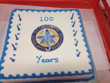 Photograph, 100 years Anniversary Cake