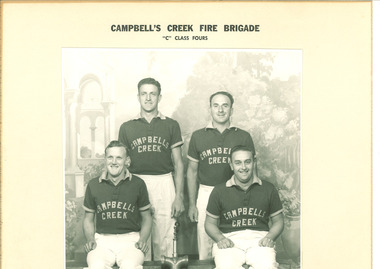 Photograph, Campbells Creek Fire Brigade C Class Fours