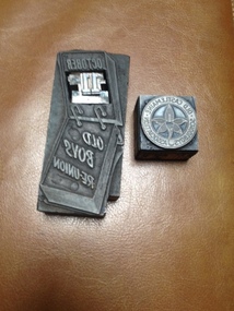 Photograph, Old Schoolboys Printing Block
