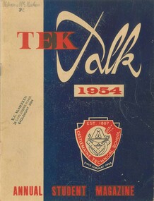 Yearbook, 1954 Tek Talk