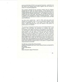 Document, Page 5a & 5b of the Castlemaine National School Book