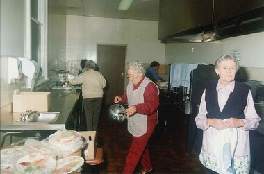Photograph, Ladies in Kitchen
