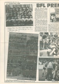 Newspaper Clipping, BFL Premiers 1992