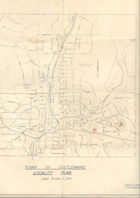 Map, Locality of Castlemaine