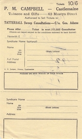 Document, PM Campbells - Castlemaine - Tattersall Sweep Consultations