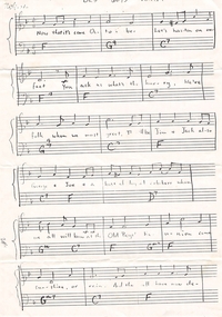 Sheet Music, Old Boys Song
