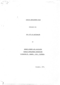 Document, George Hibbert and Associates, The Hibbert Report