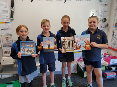 Photograph Collection, Presentation of School Books to Harcourt Valley PS 2018