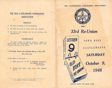 Programme, The 33rd Reunion
