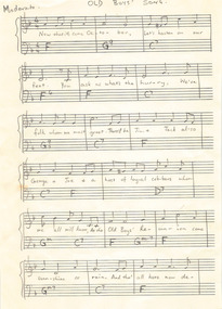Sheet Music, Old Boys Song