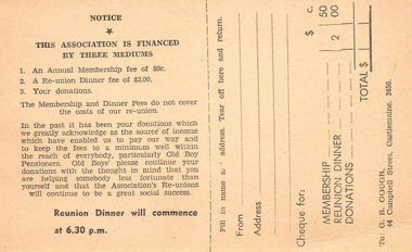Document, Renewal Slip