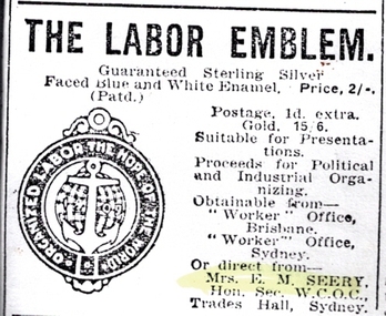 Memorabilia - Pin, 1907